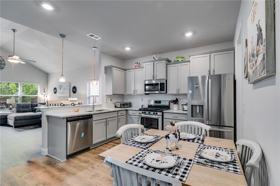 Furnished interior view inside a new home in Windmill Park, Carrollton (Image 23).