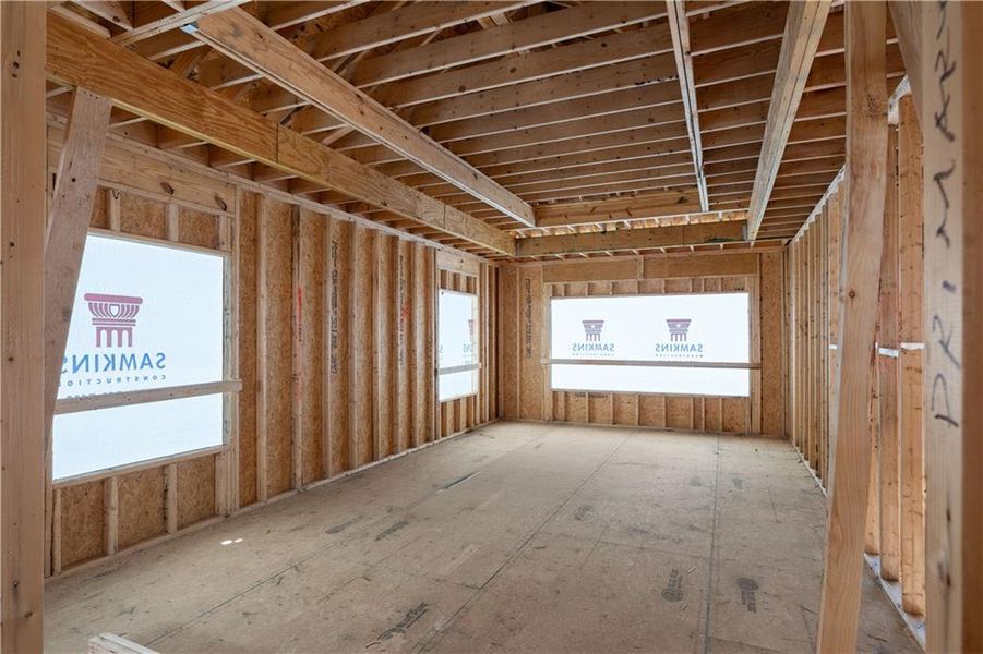 In-progress construction of a new home in , Fairburn, GA (Image 36).