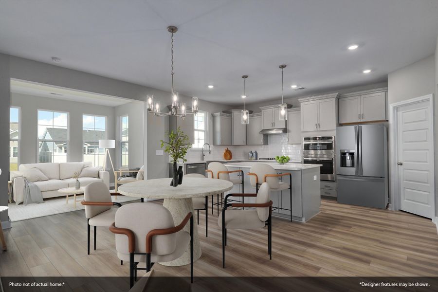 Furnished interior view inside a new home in Gates at Windermere, Blythewood (Image 5).