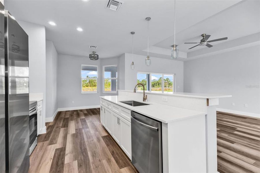 Furnished interior view inside a new home in , Punta Gorda (Image 11). Furnished interior view inside a new home in , Punta Gorda (Image 11).
