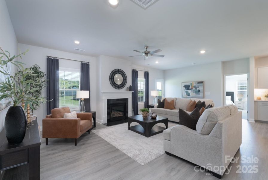 Furnished interior view inside a new home in Swann Hills, Statesville (Image 9).