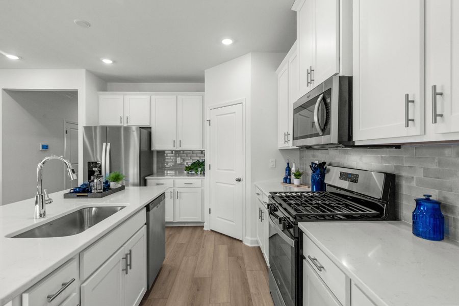 Furnished interior view inside a new home in Waterside - Boardwalk Series, Longs (Image 7). Furnished interior view inside a new home in Waterside - Boardwalk Series, Longs (Image 7).