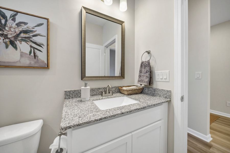 Representative furnished interior of a home built from the Cooper by Hurricane Builders in Portrait Hills, Aiken (Image 38).