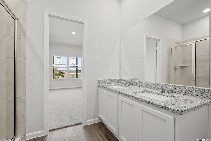 Furnished interior view inside a new home in Katzer Ranch, Converse (Image 6). Furnished interior view inside a new home in Katzer Ranch, Converse (Image 6).