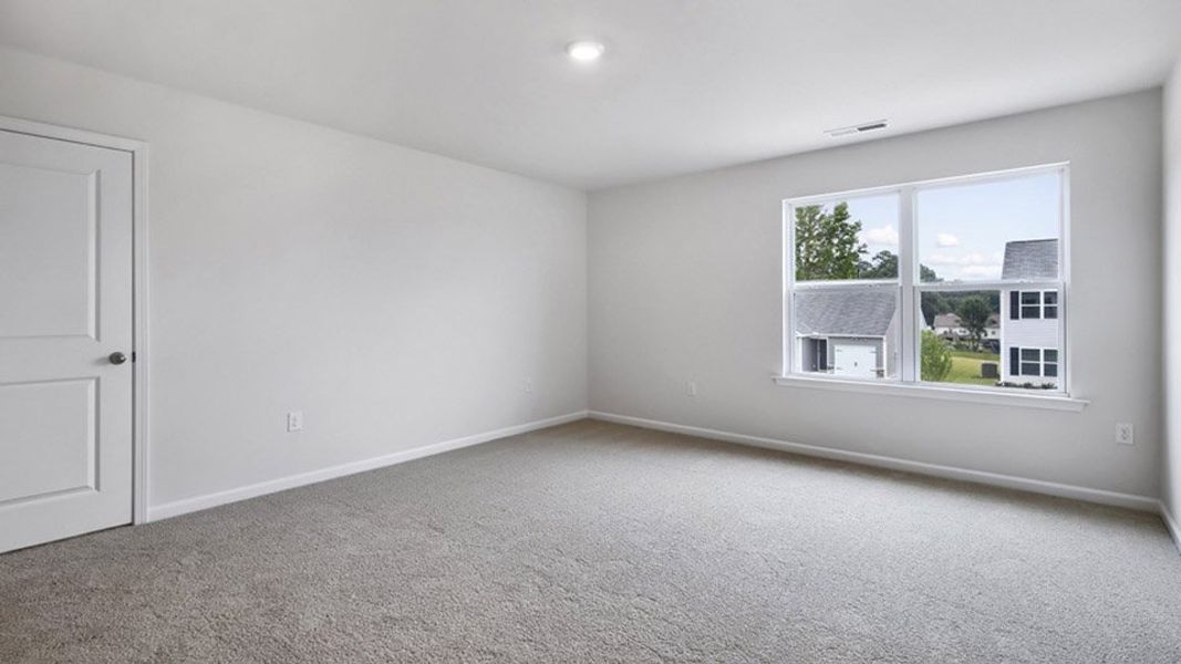 Spacious, unfurnished interior of a new home in Wilson's Ridge, Wilson's Mills (Image 16). Spacious, unfurnished interior of a new home in Wilson's Ridge, Wilson's Mills (Image 16).