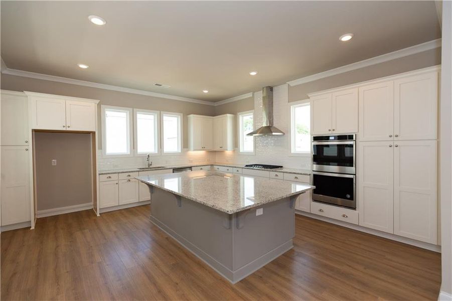 Furnished interior view inside a new home in Waterside Single Family, Peachtree Corners (Image 8). Furnished interior view inside a new home in Waterside Single Family, Peachtree Corners (Image 8).