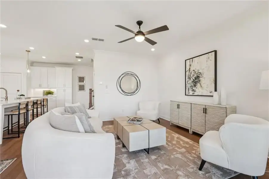 Furnished interior view inside a new home in Millcroft, Buford (Image 34).