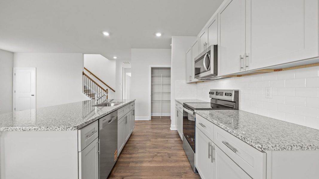 Representative furnished interior of a home built from the SALEM - DHRe by D.R. Horton in Beaver Dam Crossing, Bailey (Image 6).