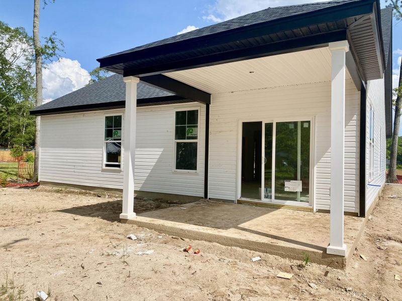 Exterior details and patio area of a home in , North Charleston (Image 18).