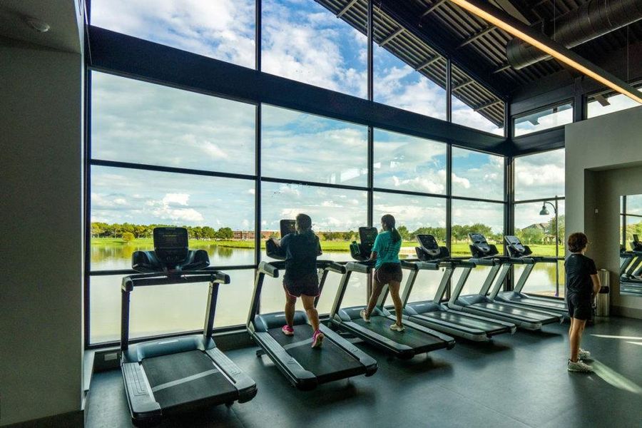 The gym in Bridgeland offers a state-of-the-art fitness facility with a range of equipment, classes, and personal training options to help residents achieve their health and wellness goals.