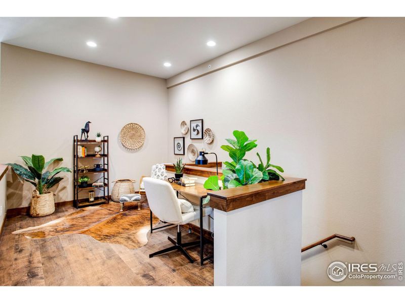 Loft area at top of stairs