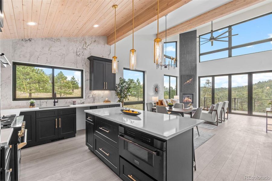 Furnished interior view inside a new home in , Bailey (Image 37).