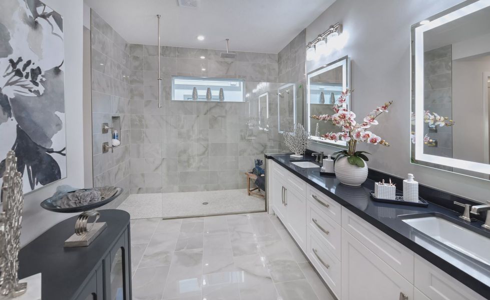 Furnished interior view inside a new home in Laureate Park, Orlando (Image 18).