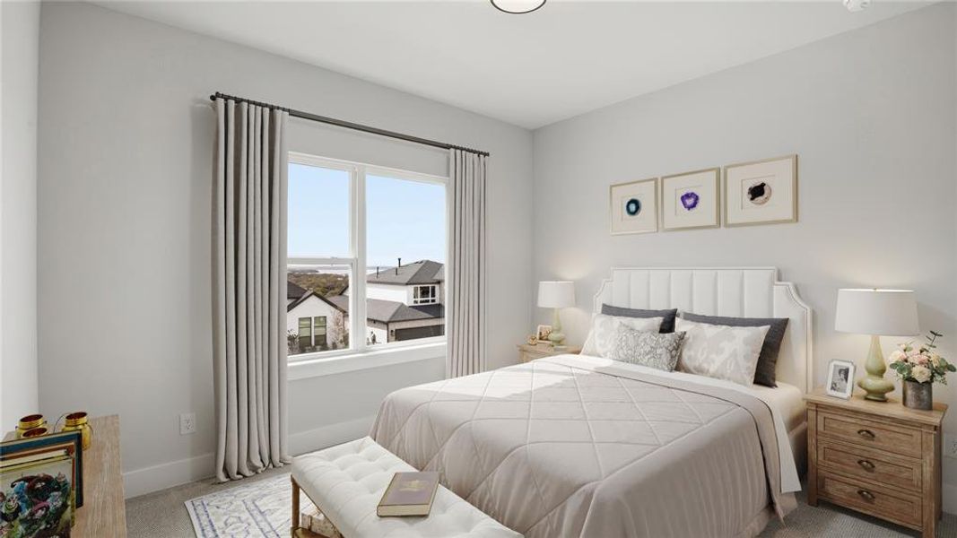 Furnished interior view inside a new home in Talon Hills, Fort Worth (Image 9).
