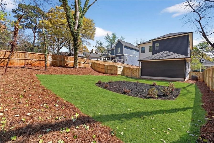 Exterior details and patio area of a home in , Atlanta (Image 33).