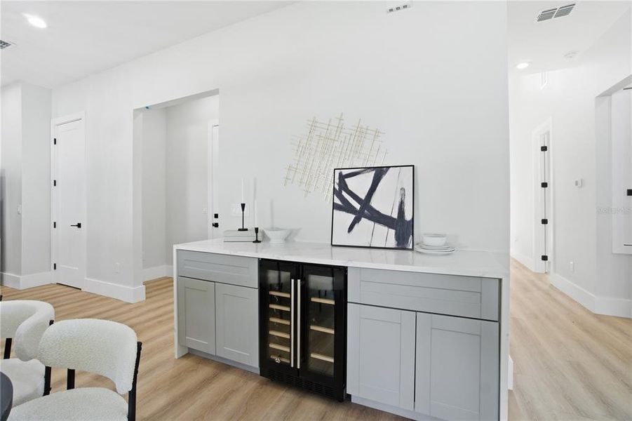 Furnished interior view inside a new home in , Belle Isle (Image 18).