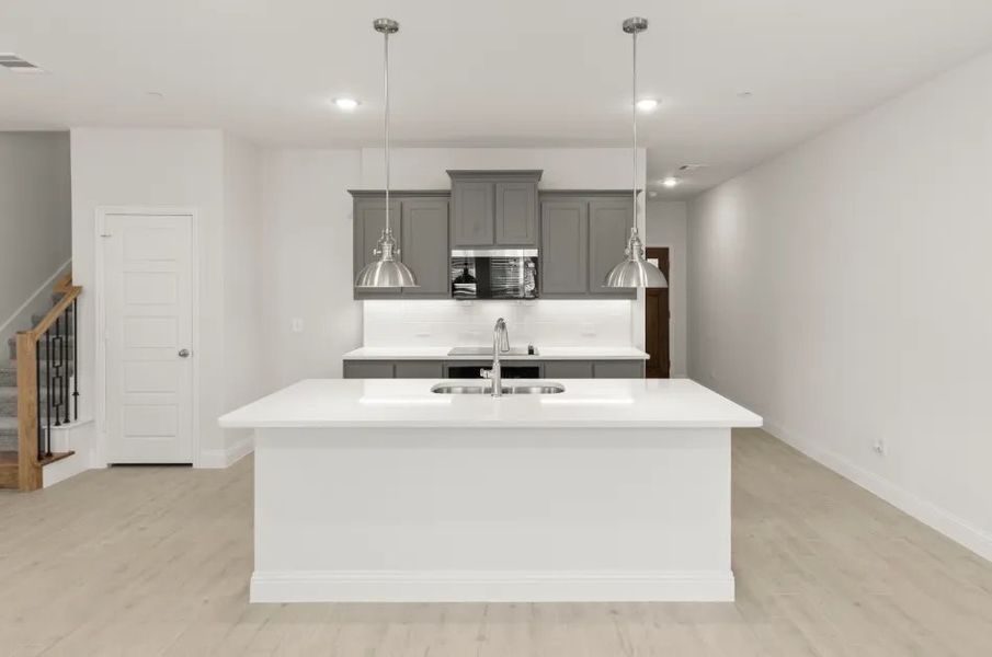 Front exterior of a new home in Sereno Oaks at Buckner Terrace, Dallas, TX, highlighting curb appeal (Image 9).