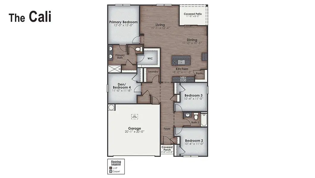 2D floor plan layout of this home in Bella Point, Bolivia, NC (Image 4).