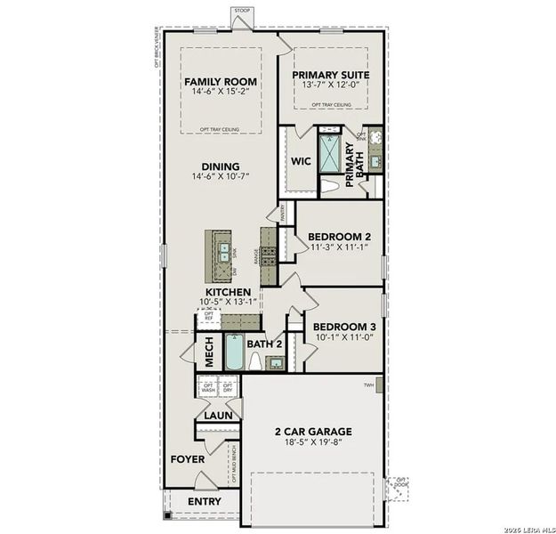 2D floor plan layout of this home in Applewhite Meadows, San Antonio, TX (Image 4). 2D floor plan layout of this home in Applewhite Meadows, San Antonio, TX (Image 4).