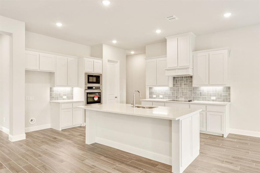 Furnished interior view inside a new home in Sunrise at Garden Valley, Waxahachie (Image 10).