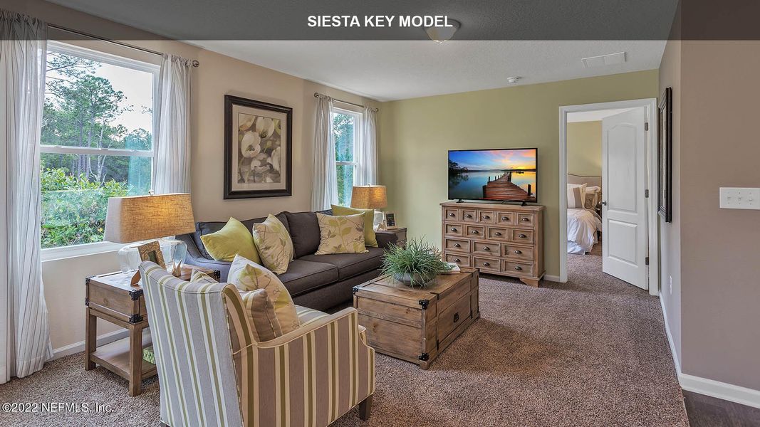 Furnished interior view inside a new home in Willow Springs, Green Cove Springs (Image 16).