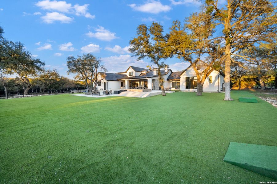Exterior details and patio area of a home in , Bulverde (Image 25).