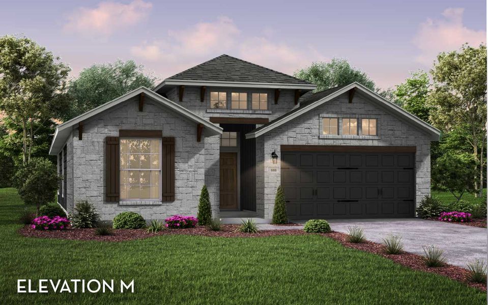 Representative exterior photo of a completed home built from the Greeley by CastleRock Communities in Santa Rita Ranch, Liberty Hill, TX (Image 2).