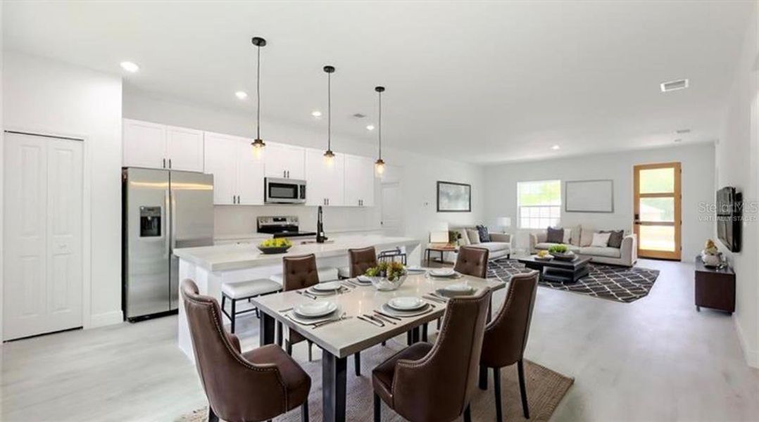 Furnished interior view inside a new home in , Citrus Springs (Image 6).