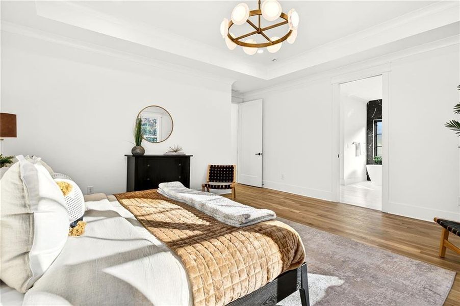 Furnished interior view inside a new home in , Atlanta (Image 7).