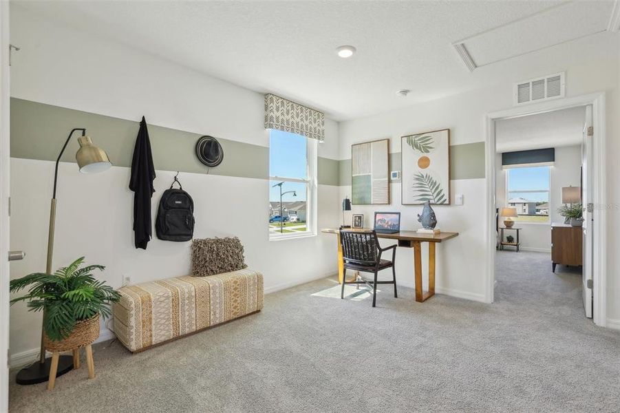 Furnished interior view inside a new home in Sherman Oaks, Brooksville (Image 34). Furnished interior view inside a new home in Sherman Oaks, Brooksville (Image 34).