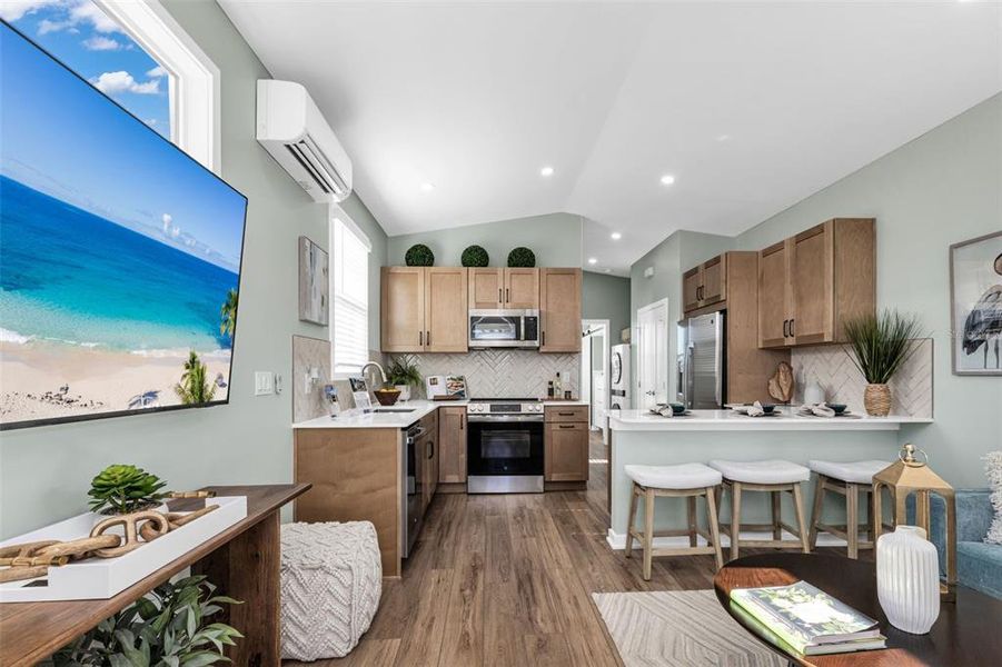 Furnished interior view inside a new home in , North Port (Image 4).