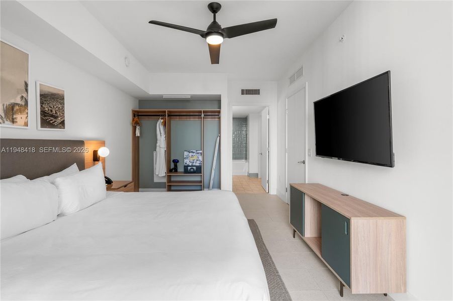 Furnished interior view inside a new home in , Miami (Image 10). Furnished interior view inside a new home in , Miami (Image 10).