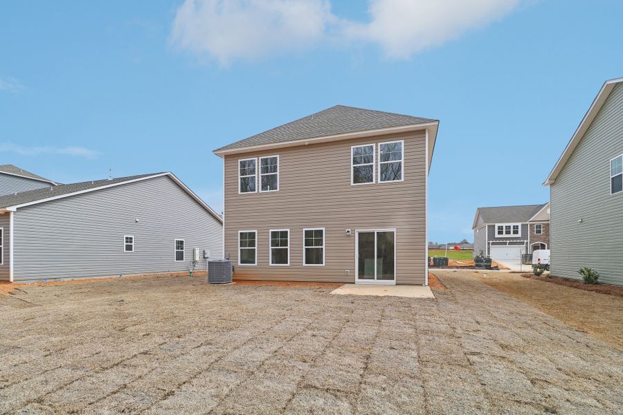 Representative exterior photo of a completed home built from the Hidden Creek II by Great Southern Homes in Worthington, Hephzibah, GA (Image 28).