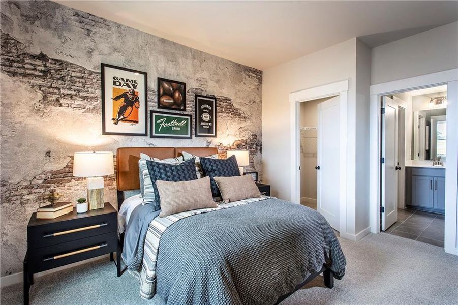 Furnished interior view inside a new home in Wisteria at GreenHouse, Marietta (Image 11).