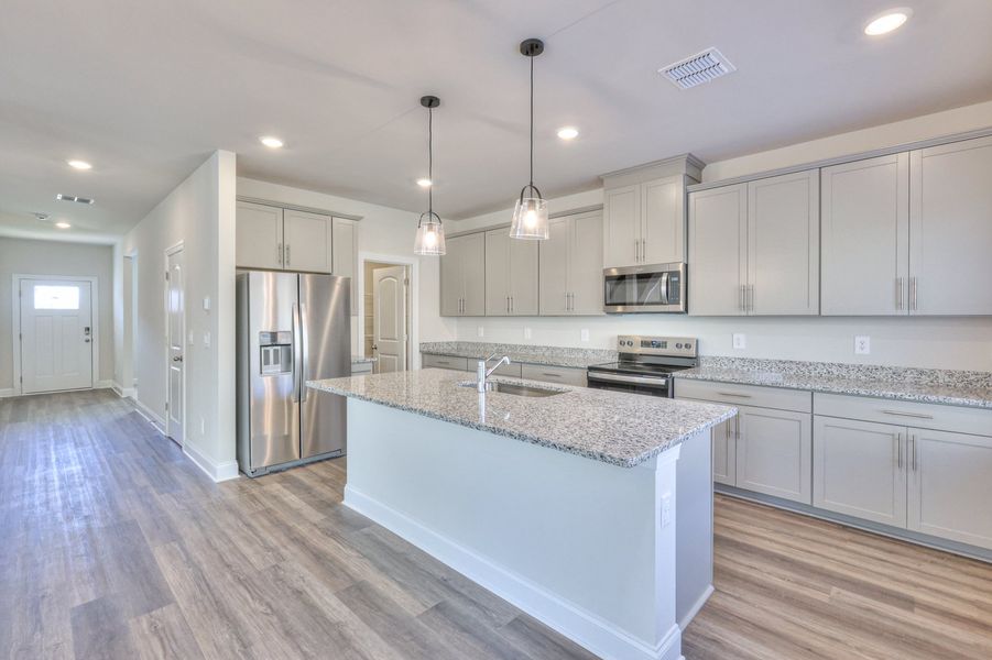 Skip takeout and prep dinner in the well-appointed kitchen.