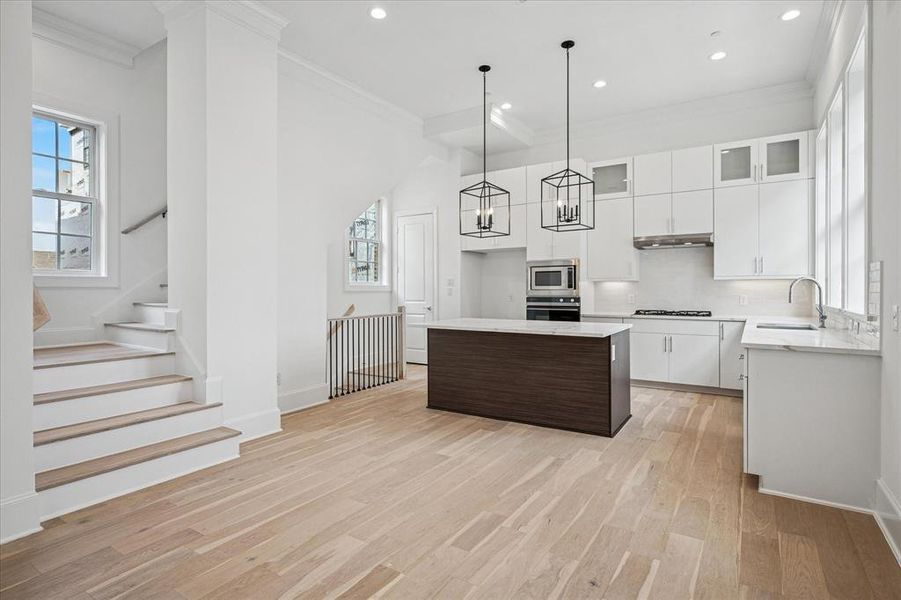 Furnished interior view inside a new home in , Addison (Image 7).