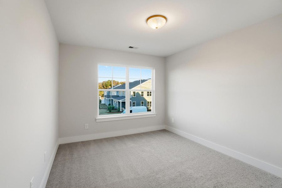 Spacious, unfurnished interior of a new home in Blythe Mill Townhomes, Waxhaw (Image 31). Spacious, unfurnished interior of a new home in Blythe Mill Townhomes, Waxhaw (Image 31).