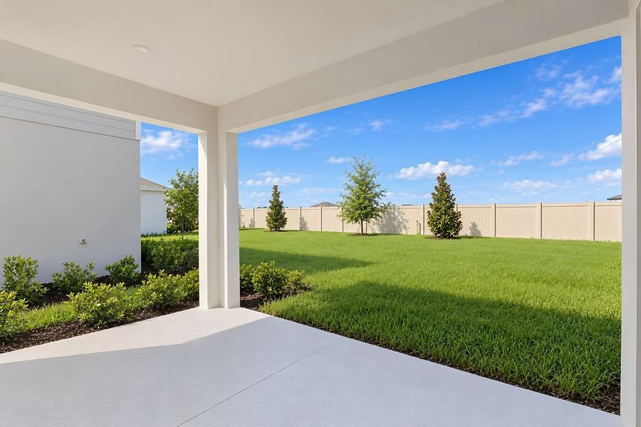 Exterior details and patio area of a home in Lochside, Mount Dora (Image 23).