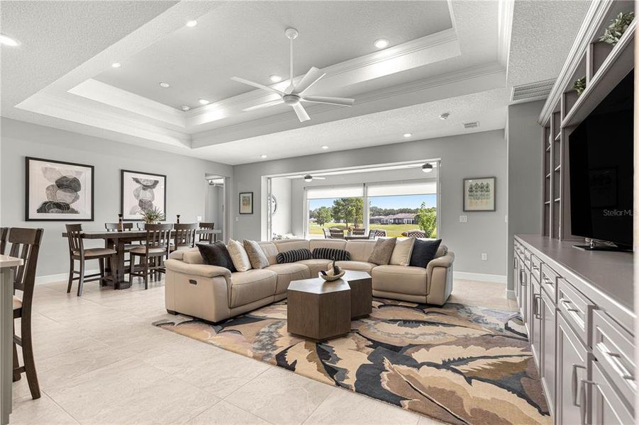 Furnished interior view inside a new home in , Ocala (Image 37). Furnished interior view inside a new home in , Ocala (Image 37).