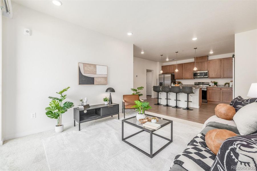 Furnished interior view inside a new home in , Parker (Image 11). Furnished interior view inside a new home in , Parker (Image 11).