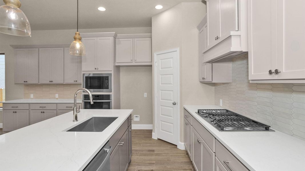Furnished interior view inside a new home in The Woodlands Hills, Willis (Image 5).