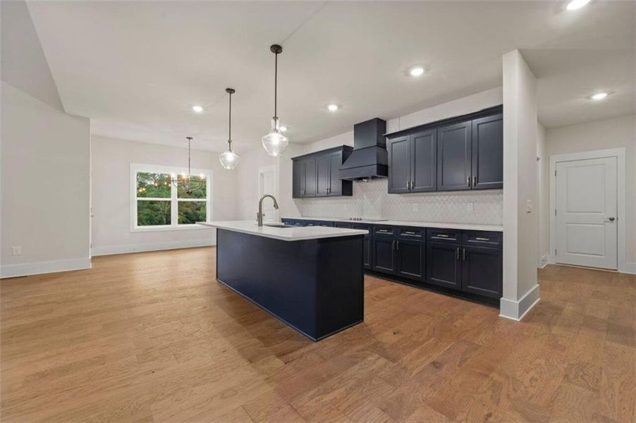 Furnished interior view inside a new home in Steeplechase, Hoschton (Image 10).