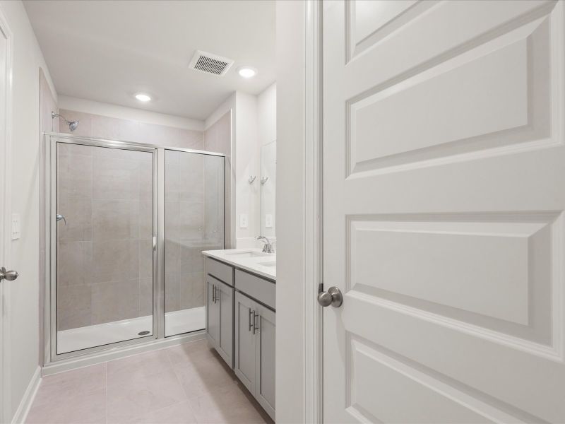 Furnished interior view inside a new home in Valentine Townes, Greer (Image 8).