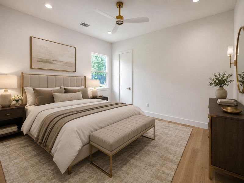 Huge Bedroom #4 with Walk-in closet and built-ins Huge Bedroom #4 with Walk-in closet and built-ins