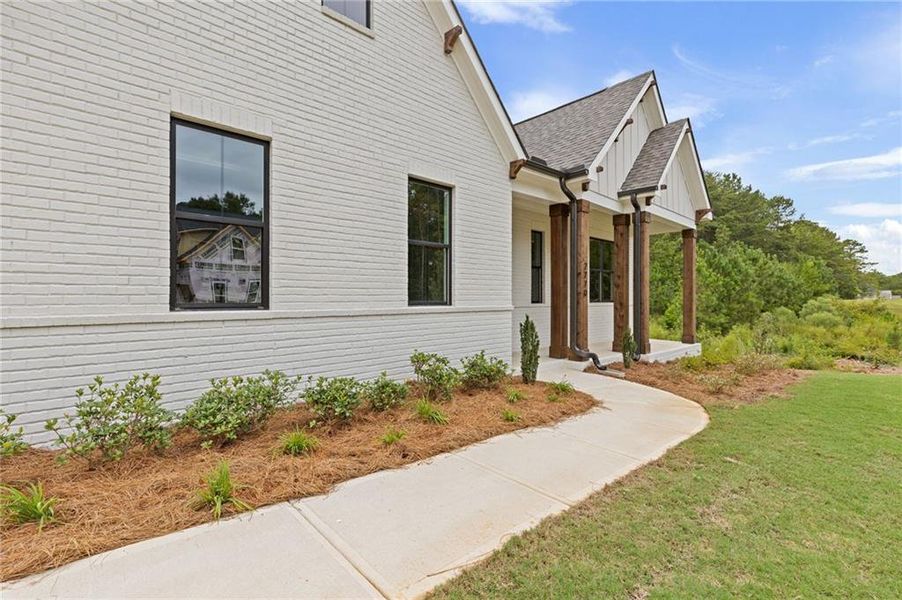 Exterior details and patio area of a home in , Watkinsville (Image 37). Exterior details and patio area of a home in , Watkinsville (Image 37).