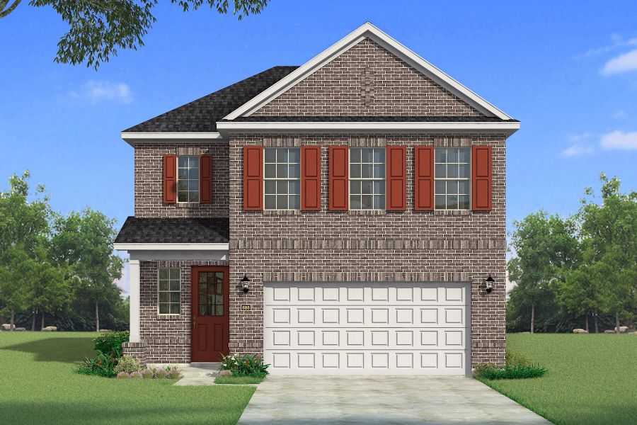 Representative exterior photo of a completed home built from the Bonhill by Mattamy Homes in Villages of Hurricane Creek, Anna, TX (Image 12).