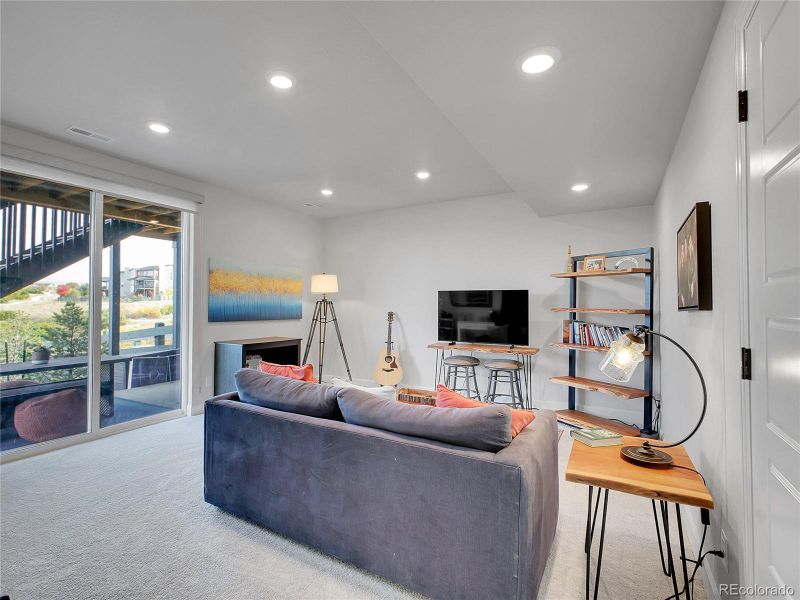 Furnished interior view inside a new home in Wild Oak at The Canyons, Castle Pines (Image 5). Furnished interior view inside a new home in Wild Oak at The Canyons, Castle Pines (Image 5).