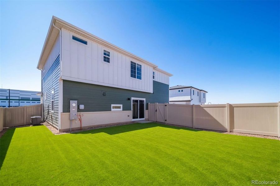 Exterior details and patio area of a home in , Aurora (Image 25). Exterior details and patio area of a home in , Aurora (Image 25).