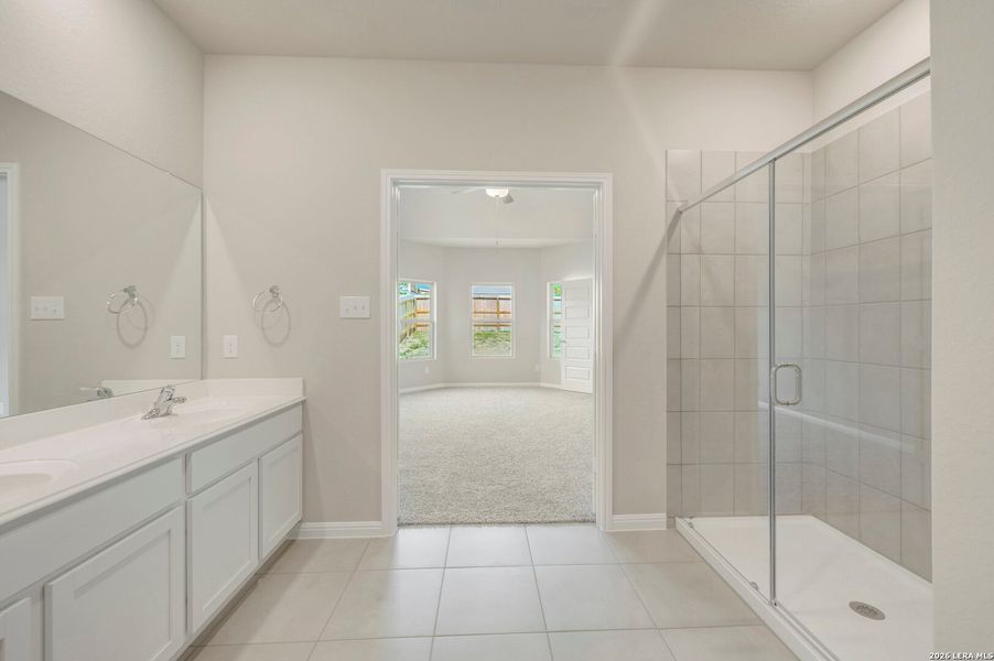 Furnished interior view inside a new home in Mesquite Ridge, San Antonio (Image 11).