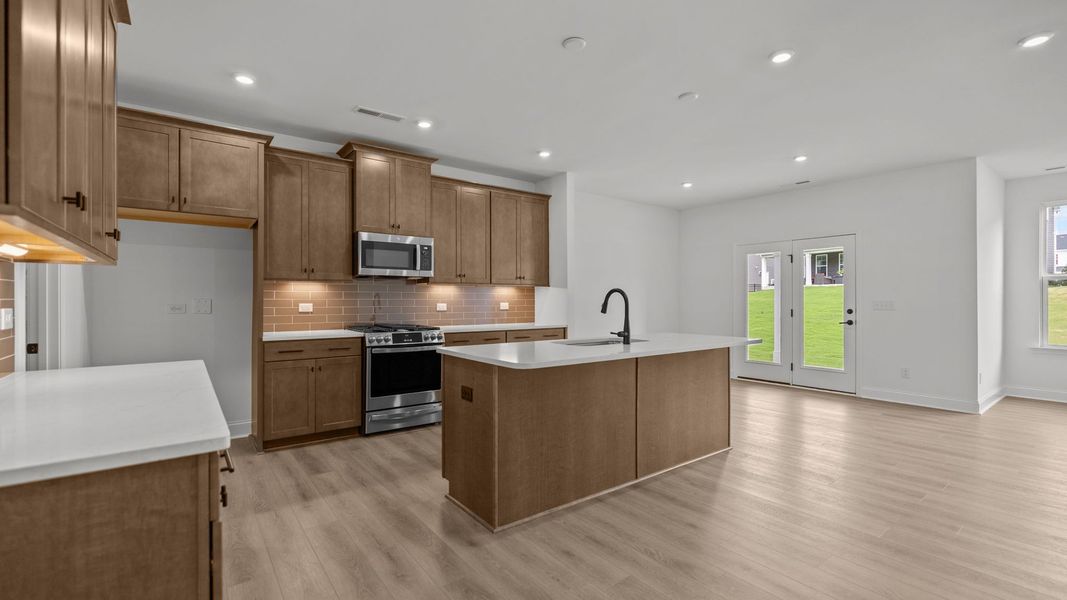 Furnished interior view inside a new home in Lakeside Glen, York (Image 3).